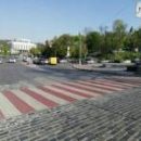 На улице Грушевского появился новый пешеходный переход