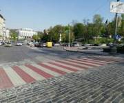 На улице Грушевского появился новый пешеходный переход